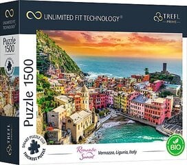 TREFL Prime pusle päikeseloojang Vernazzo, 1500 osa hind ja info | Pusled | kaup24.ee