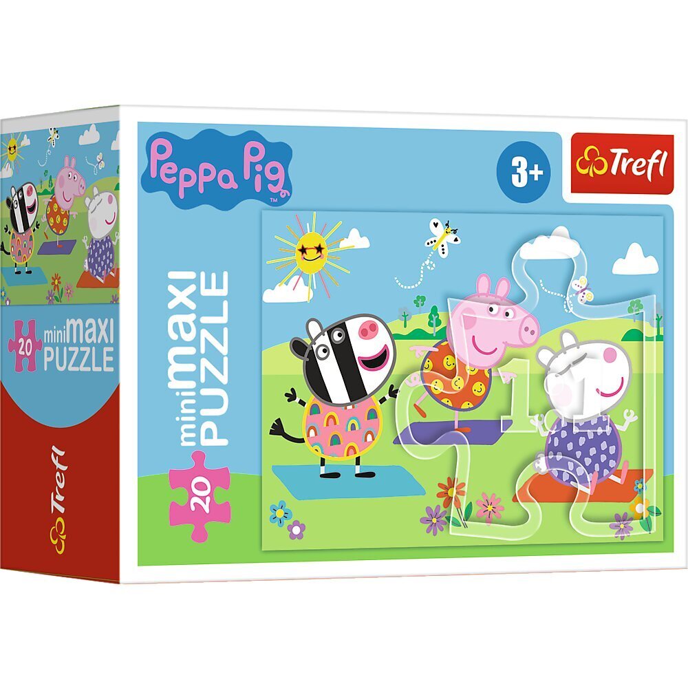 TREFL PEPPA PIG Mini Maxi pusle Põrsas Peppa, 20 osa hind ja info | Pusled | kaup24.ee