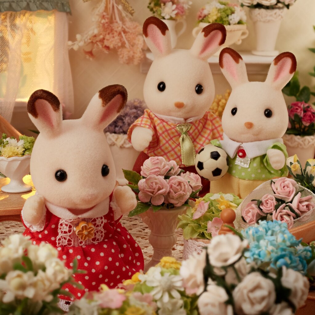 Küüliku perekond Sylvanian Families hind ja info | Tüdrukute mänguasjad | kaup24.ee