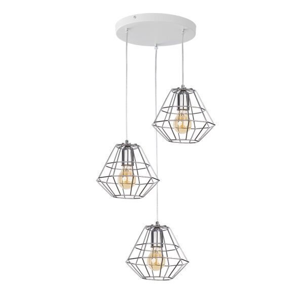 Rippvalgusti TK Lighting Diamond silver chrom 4277 цена и информация | Rippvalgustid | kaup24.ee