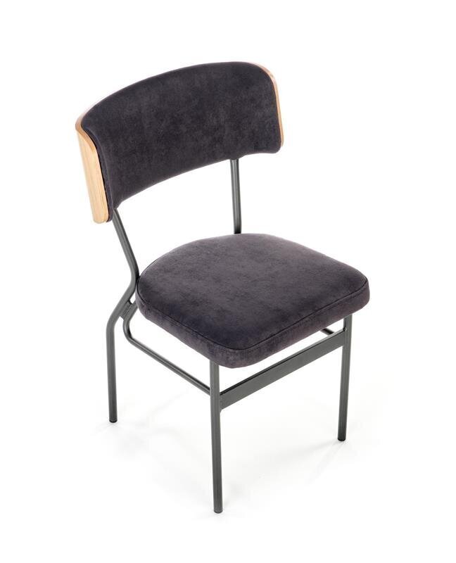 2 tooli komplekt Halmar Smart KR, must hind ja info | Söögitoolid, baaritoolid | kaup24.ee