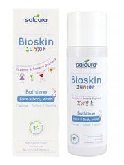 Средство для мытья лица и тела для детей Salcura Bioskin Junior, 200 мл цена и информация | Косметика для мам и детей | kaup24.ee