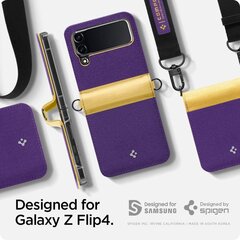 Telefoniümbris SPIGEN Compoty - SAMSUNG Z FLIP 4 pansy hind ja info | Telefoni kaaned, ümbrised | kaup24.ee