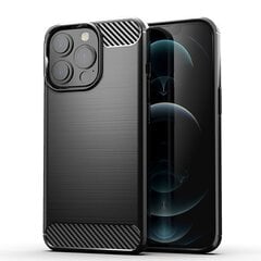 Чехол Carbon для iPhone 14 Plus, чёрный цена и информация | Чехлы для телефонов | kaup24.ee