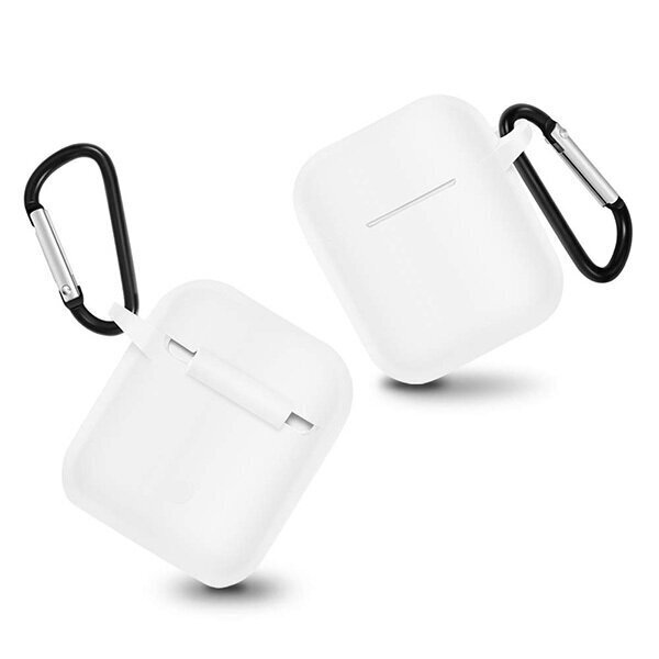 Silikoonümbris Airpods Type 1 jaoks – valge цена и информация | Kõrvaklapid | kaup24.ee