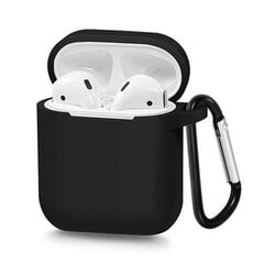 Silikoonümbris Airpods Type 1 jaoks – must цена и информация | Наушники | kaup24.ee