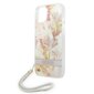 Telefoniümbris GUESS Flower Strap Hardcase - iPhone 14 Plus, lilla цена и информация | Telefoni kaaned, ümbrised | kaup24.ee