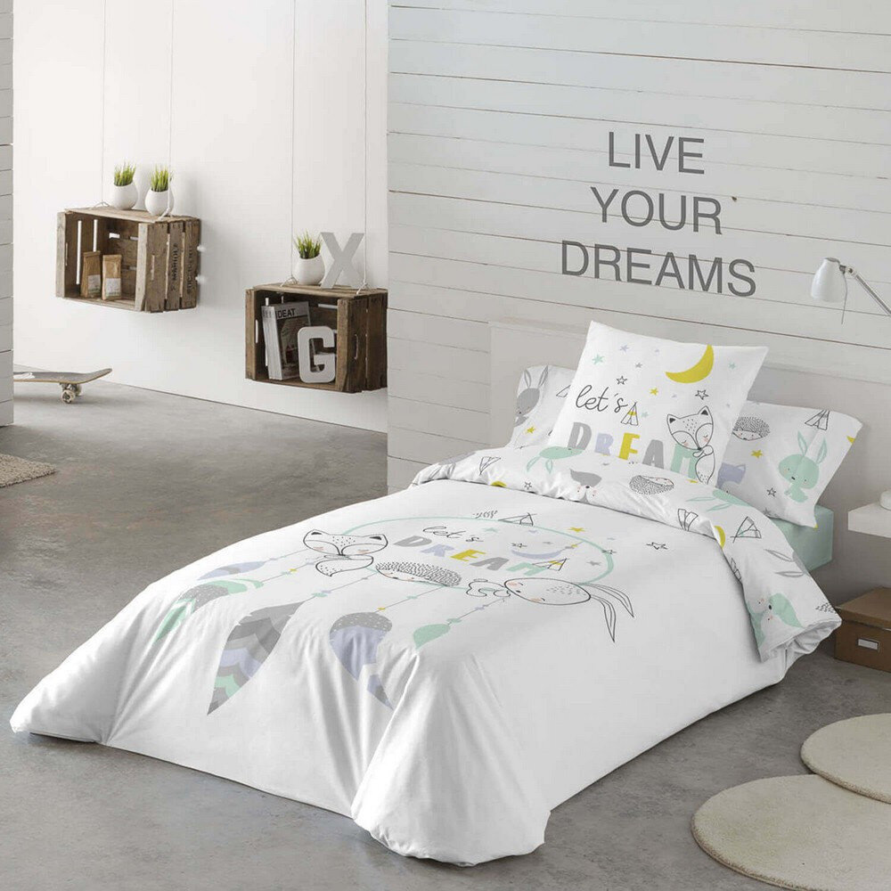 Tekikott Cool Kids Let'S Dream kahepoolne (150 x 220 cm) (voodi 80/90 cm) цена и информация | Voodipesukomplektid | kaup24.ee