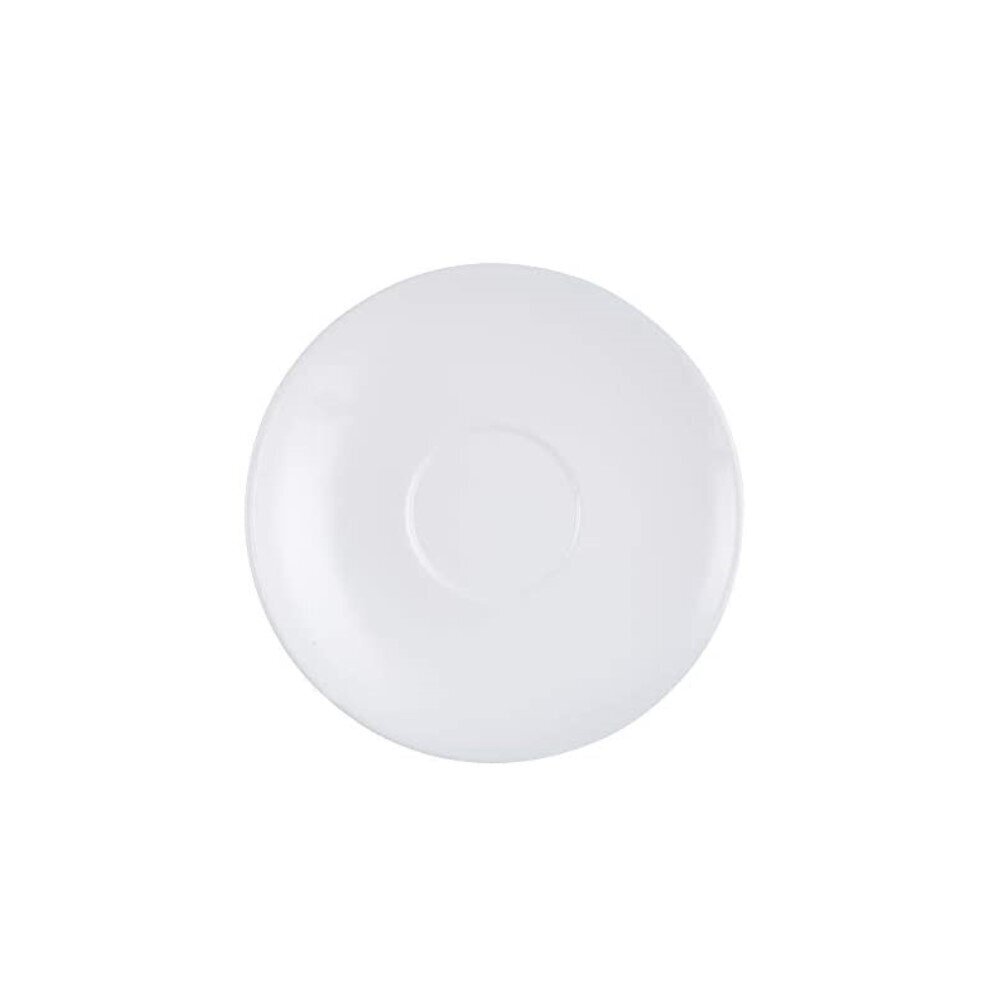 Taldrik Arcoroc restaurant kohv valge klaas (Ø 13 cm) 6 ühikut hind ja info | Lauanõud ja kööginõud | kaup24.ee