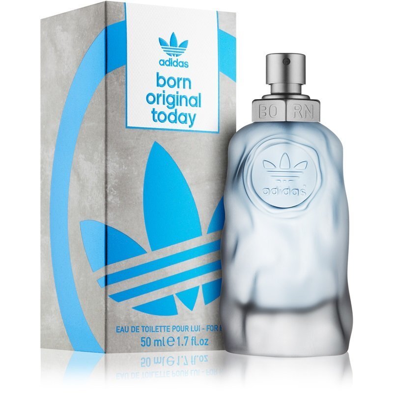 Tualettvesi Adidas Born Original Today EDT meestele 50 ml hind ja info | Meeste parfüümid | kaup24.ee