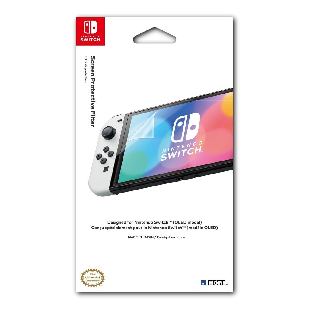 Hori Nintendo Switch OLED ekraanikaitse hind ja info | Mängukonsoolide lisatarvikud | kaup24.ee