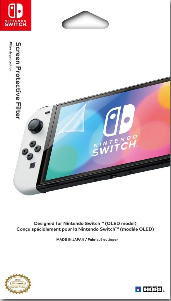 Hori Nintendo Switch OLED ekraanikaitse цена и информация | Mängukonsoolide lisatarvikud | kaup24.ee