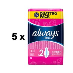 Hügieenilised pakendid ALATI Ultra Super Plus, 32 tk. pakis 5 tk. hind ja info | Tampoonid, hügieenisidemed, menstruaalanumad | kaup24.ee