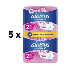 Hügieenilised pakendid ALWAYS Ultra Super Plus Sens., 16 tk. pakis 5 tk. hind ja info | Tampoonid, hügieenisidemed, menstruaalanumad | kaup24.ee