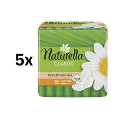 Гигиенические пакеты Naturella Normal Plus, 10 шт., упаковка 5 шт. цена и информация | Тампоны, гигиенические прокладки для критических дней, ежедневные прокладки | kaup24.ee