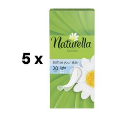 Hügieenisidemed NATURELLA Light, 20 tk. pakis 5 tk. hind ja info | Tampoonid, hügieenisidemed, menstruaalanumad | kaup24.ee