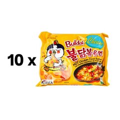 Nuudlid SAMYANG Hot Chicken Ramen Cheese, 140 g pakend 10 tk. hind ja info | Makaronid | kaup24.ee