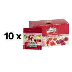 Чай Ahmad Rosehip & Cherry, 20 пакетиков по 2г, в упаковке 10 шт. цена и информация | Чай | kaup24.ee
