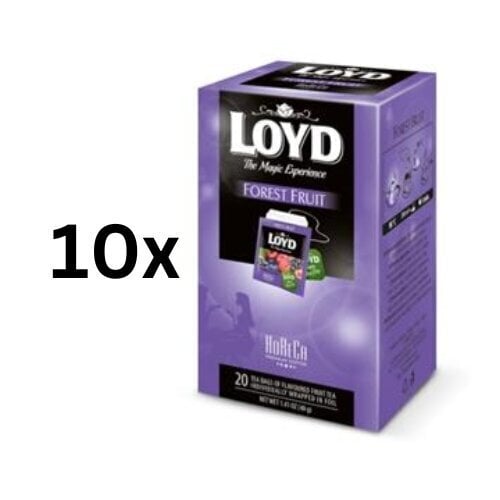 Must tee LOYD HORECA sari, metsamarja maitsega, 20 x 1,7g pakend 10 tk. цена и информация | Tee | kaup24.ee