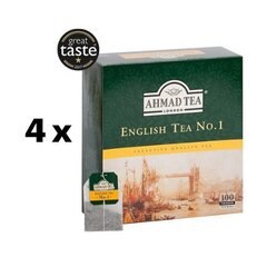 Чай Ahmad English Tea №1, упаковка 4 шт. цена и информация | Чай | kaup24.ee