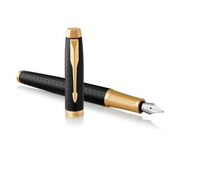 Перьевая ручка Parker IM Premium Black/Gold GT Medium цена и информация | Письменные принадлежности | kaup24.ee
