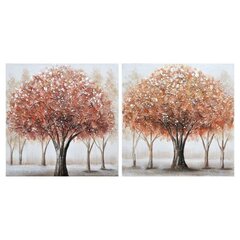 Maal DKD Home Decor puu (60 x 3 x 60 cm) (2 pcs) цена и информация | Картины, живопись | kaup24.ee