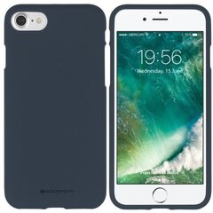 Mercury Soft feeling TPU Супер тонкий чехол-крышка с матовой поверхностью для Apple iPhone X / iPhone 10 / iPhone XS Темно синий цена и информация | Чехлы для телефонов | kaup24.ee