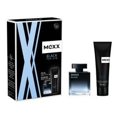 Komplekt meestele Mexx Black Man: EDT 30 ml + dušigeel 50 ml цена и информация | Мужские духи | kaup24.ee