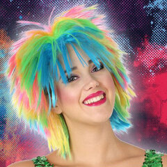 Цветной парик цена и информация | Карнавальные костюмы | kaup24.ee