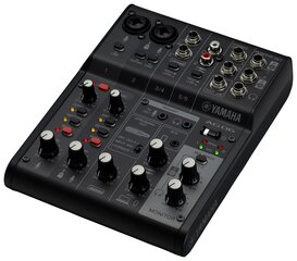 Звуковая консоль Yamaha AG-03 MKII, черная цена и информация | Принадлежности для музыкальных инструментов | kaup24.ee