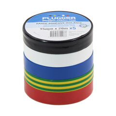 Комплект клейкой ленты Plugger PVC Tape Color Pack 10м цена и информация | Механические инструменты | kaup24.ee