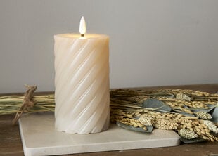 LED свеча Flamme Swirl цена и информация | Подсвечники, свечи | kaup24.ee