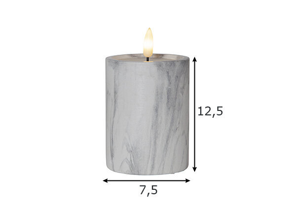 LED küünal Flamme Marble hind ja info | Küünlad, küünlajalad | kaup24.ee