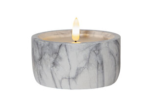 Светодиодная свеча Flamme Marble. цена и информация | Подсвечники, свечи | kaup24.ee