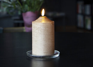 Светодиодная свеча Flamme, золотистая. цена и информация | Подсвечники, свечи | kaup24.ee