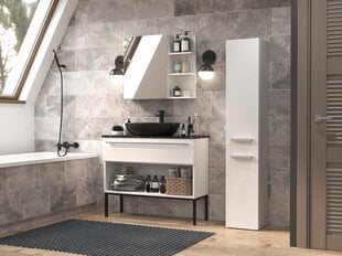 Шкаф для ванной комнаты Nel II, белый матовый цена и информация | Шкафчики для ванной | kaup24.ee