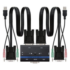Adapter/konverter must цена и информация | Коммутаторы (Switch) | kaup24.ee