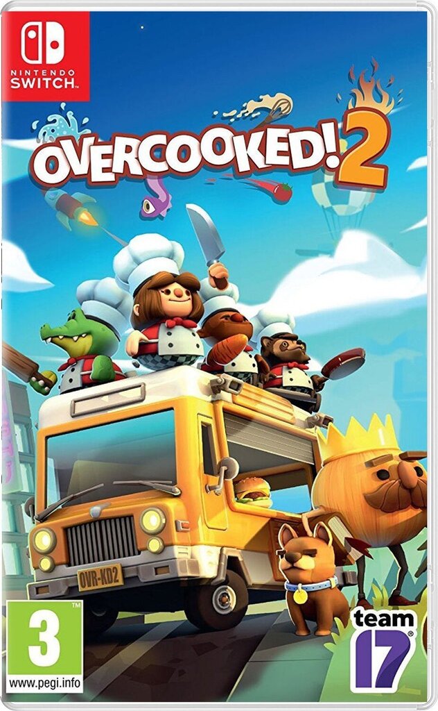 Switch mäng Overcooked! 2 hind ja info | Arvutimängud, konsoolimängud | kaup24.ee