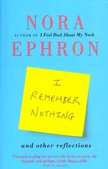 I Remember Nothing and other reflections: Memories and wisdom from the iconic writer and director hind ja info | Elulooraamatud, biograafiad, memuaarid | kaup24.ee