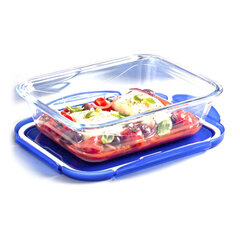 Kahekordne reguleerimissüsteem Pyrex Cook & Go kristall läbipaistev (3 x 0,8 L) цена и информация | Посуда для хранения еды | kaup24.ee