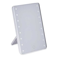 Led-tulega suurendava peegel valge (4,8 x 21,8 x 16,8 cm) hind ja info | Meigikotid, lauapeeglid | kaup24.ee