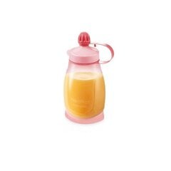 Papu papi painduv pudel lusikaga 200ml, roosa, silikoon hind ja info | Klaasid, tassid ja kannud | kaup24.ee