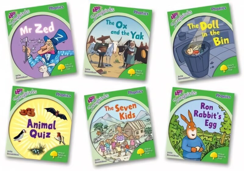 Oxford Reading Tree: Level 2: More Songbirds Phonics: Pack (6 books, 1 of each title), Level 2 Pack A, Pack of 6 hind ja info | Noortekirjandus | kaup24.ee