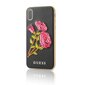 Guess Flower Desire tagus telefonile Apple iPhone X / iPhone 10, must цена и информация | Telefoni kaaned, ümbrised | kaup24.ee