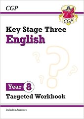 New KS3 English Year 8 Targeted Workbook (with answers) цена и информация | Книги для подростков и молодежи | kaup24.ee