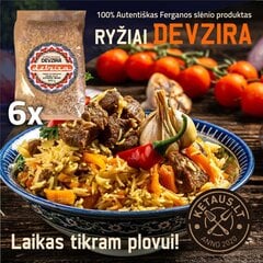 Riis Devzira pilafi jaoks, 4,8 kg, 6x800 g цена и информация | Каши, крупы, хлопья | kaup24.ee