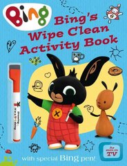 Bing's Wipe Clean Activity Book, Bing's Wipe Clean Activity Book цена и информация | Книги для малышей | kaup24.ee