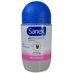 Rull-deodorant Sanex PH Balance Dermo Invisible (45 ml) hind ja info | Deodorandid | kaup24.ee