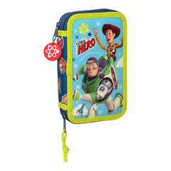 Kahekordne pinal Toy Story Space Hero, Meresinine, Heleroheline (12.5 x 19.5 x 4 cm) (28 tk) hind ja info | Pinalid | kaup24.ee