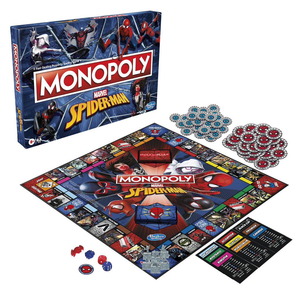 Monopoly lauamäng Spiderman /Boar цена и информация | Lauamängud ja mõistatused | kaup24.ee